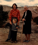 Patricia Johanson, Alvar Goossen and Georgia O'Keeffe